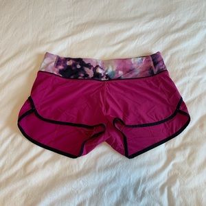 Lululemon “speed up” shorts